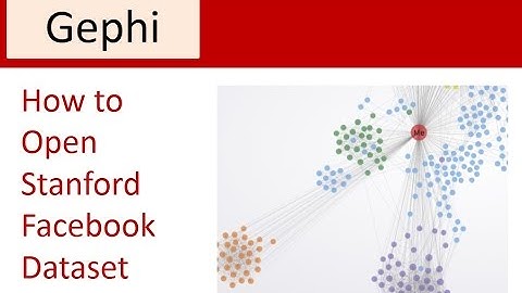 How to Open and Stanford Facebook Dataset in Gephi and Analyze it