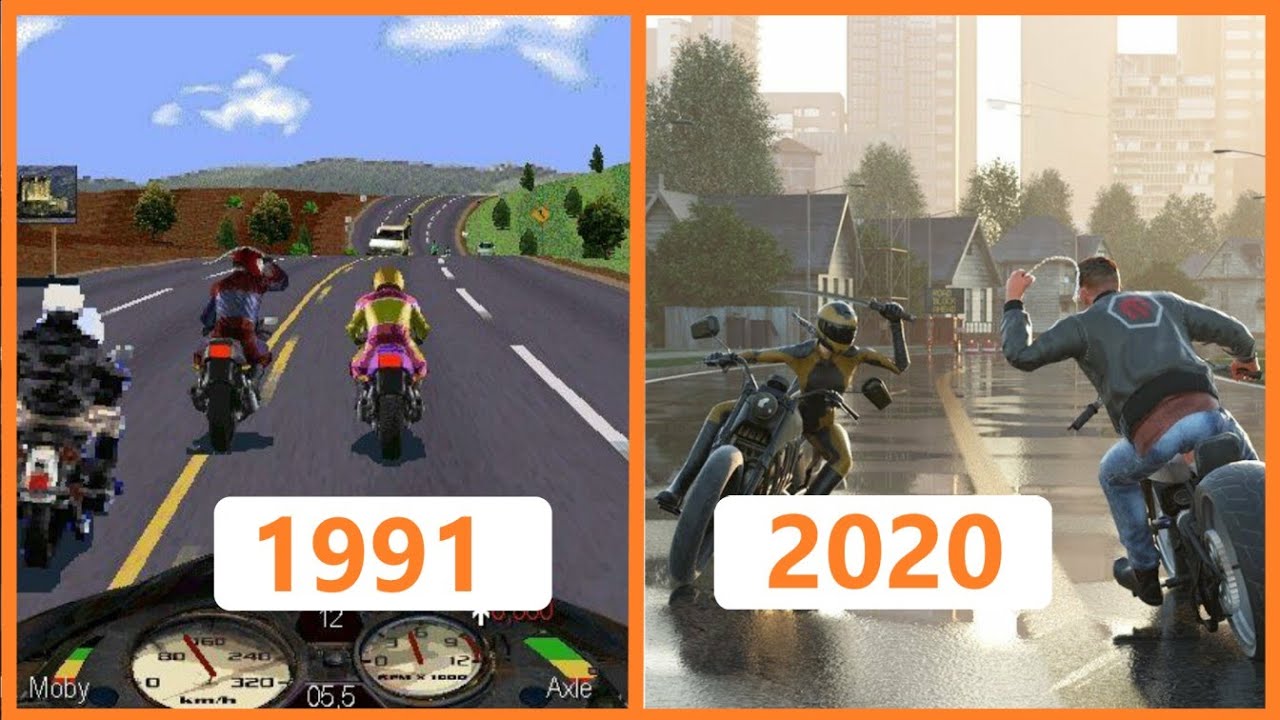 Evolution of ROAD RASH - YouTube