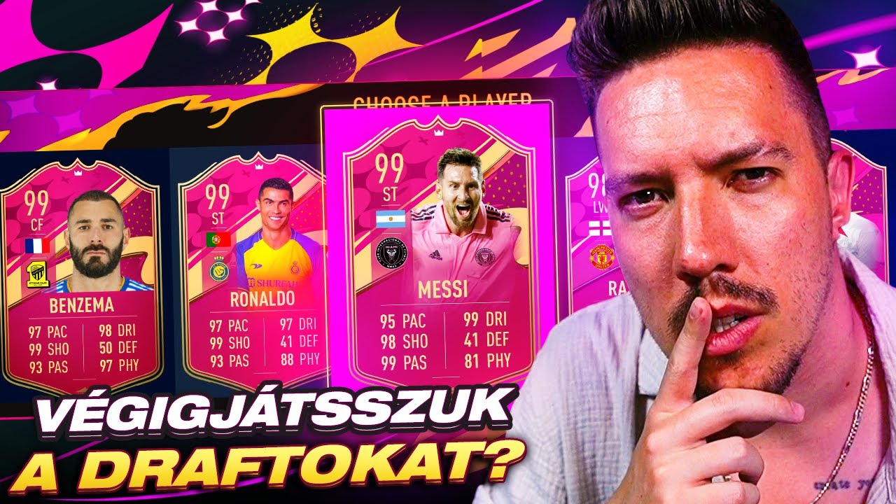 NYOMJUK VÉGIG A DRAFTOT! ( HA TUDJUK! ) ⚽🔥 FUT 23 DRAFT
