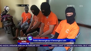 Polisi Menangkap 4 Tersangka Pengedar Narkoba - NET 5