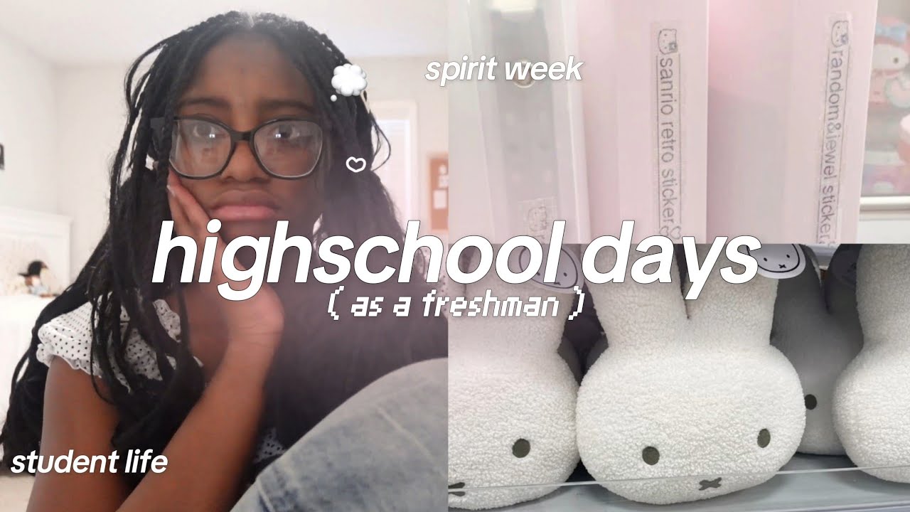 ROMANTICIZING school vlog 🗒️: student life, fun w friends, spirit week, ootds, dance 🐰