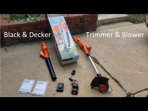 BLACK+DECKER 20-Volt Max Trimmer/Edger and Blower Combo