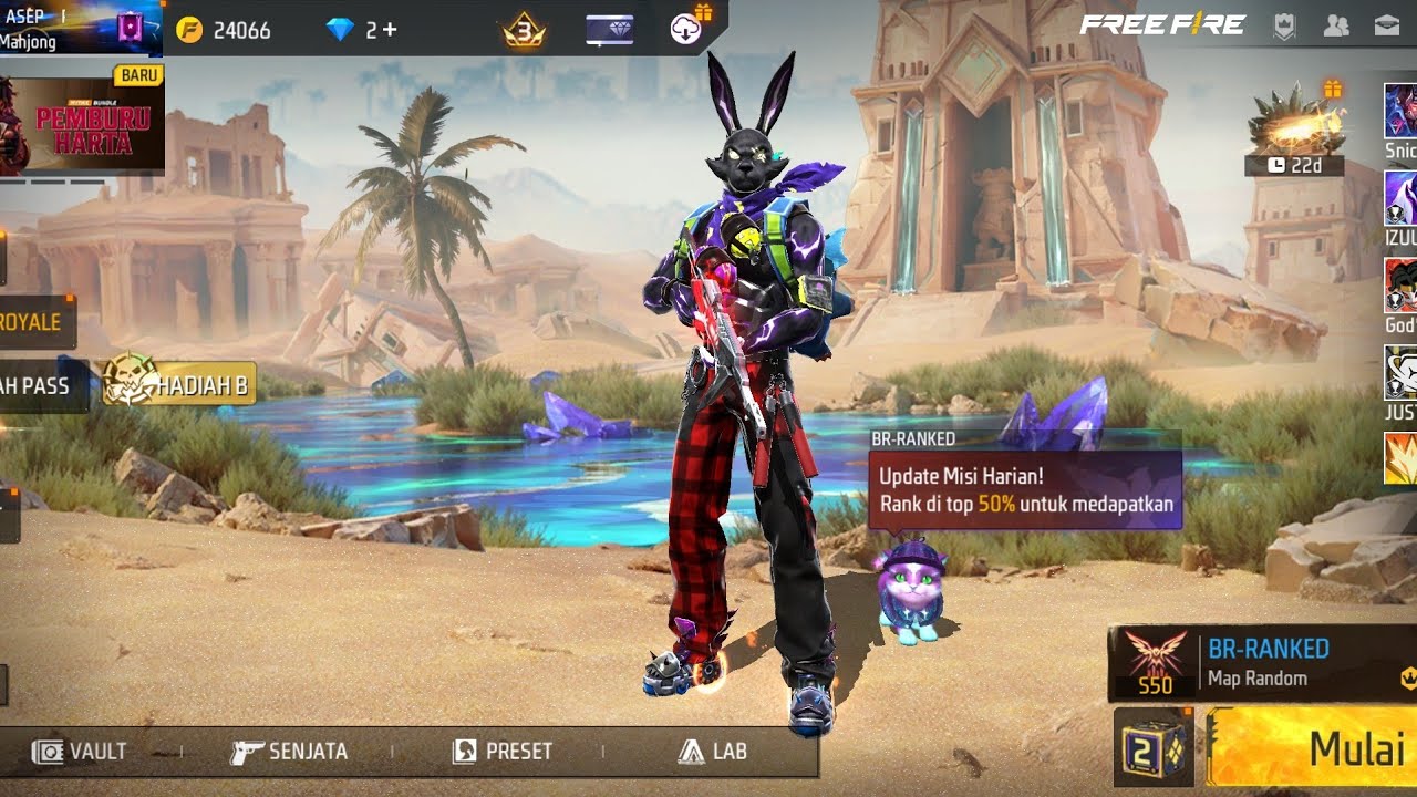PUSH RANK FREE FIRE