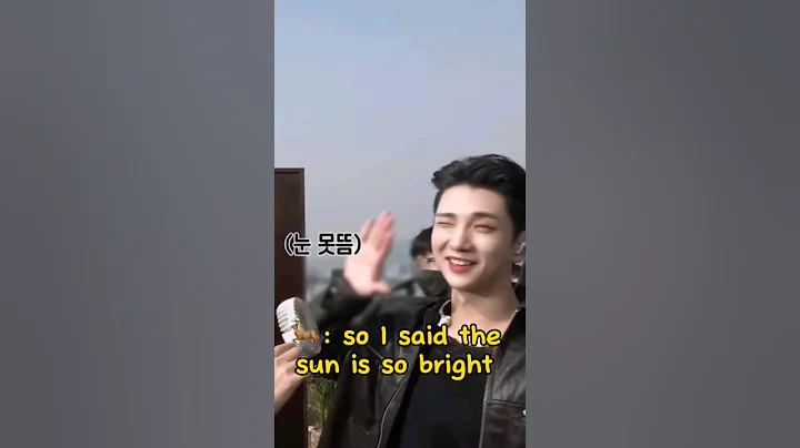 그들은 태양 때문에 눈이 멀었다고 생각했습니다 😨 #kpop #seventeen #joshua #vernon #svt #carat