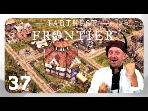 Farthest Frontier 37 Tier 4 Town Center German Let's Play