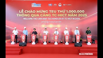 [#SNP_NEWS]LỄ CHÀO MỪNG TEU THỨ 1000000 THÔNG QUA CẢNG TC   HICT NĂM 2025