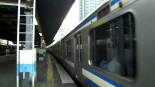 E217系Y-28編成　錦糸町駅 発車シーン