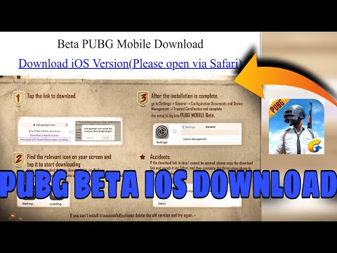 HOW TO DOWNLOAD PUBG BETA IN IOS IPAD IPHONE BEST WAY 