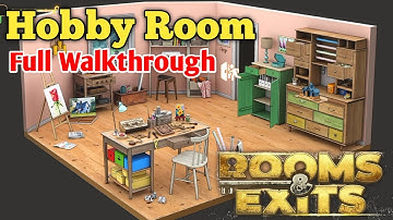 Rooms and Exits Level 21 Hobby Room Chapter 3 Walkthrough ( Murder Dressed In White )