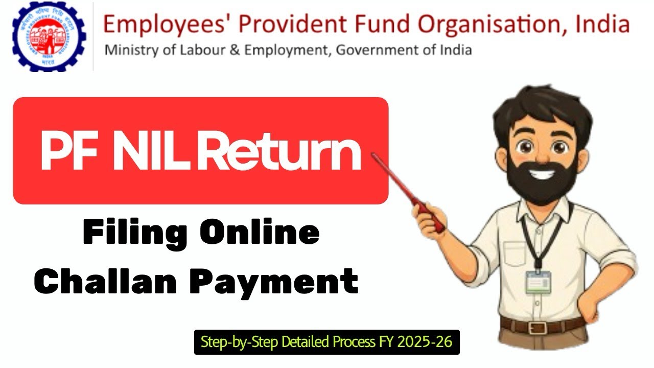 How to File PF Nil Return Online | EPF Nil Return Filing Process 2026 ...