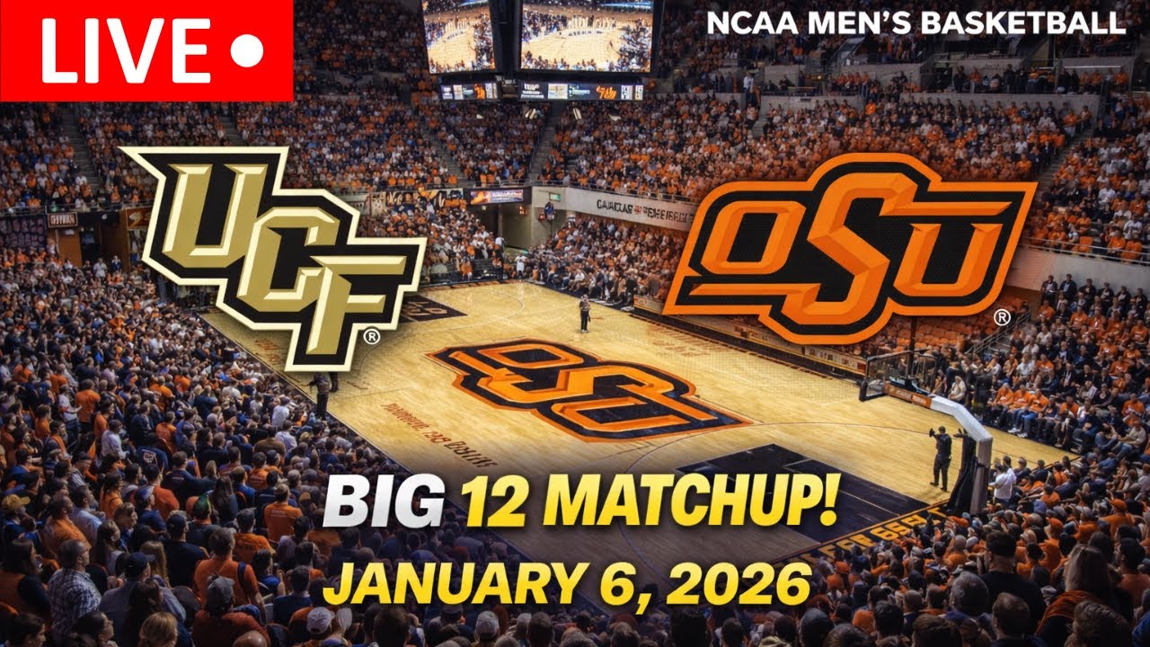NCAA LIVE | UCF Knights vs Oklahoma State Cowboys | January 6, 2026 | College Basketball