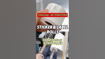 Self-adhesive label source factory, factory price, welcome to consult！ #label #factory #labelmaker