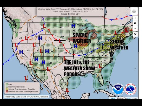 Joe & Joe Weather Show Severe Weather Moving Through the Northeast, A ...