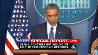 ABC News Special Report - President Obama Press Conference 8/1/2014