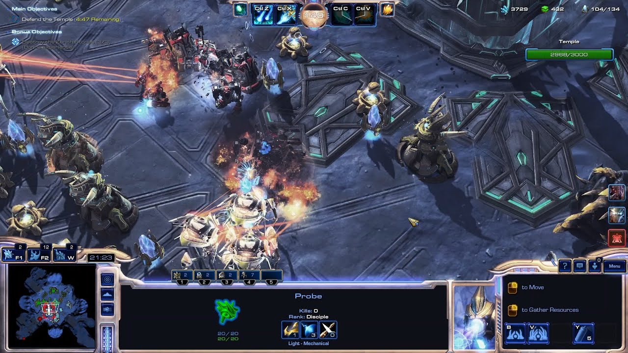 StarCraft II Co-op | Karax & Dehaka vs Temple of the Past (Brutal) | No Commentary #LevelUpWithEmre