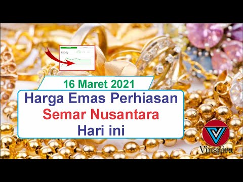 Harga Emas Hari Ini Semar Nusantara Selasa 16 Maret 2021 Update Harga Emas Perhiasan Youtube 