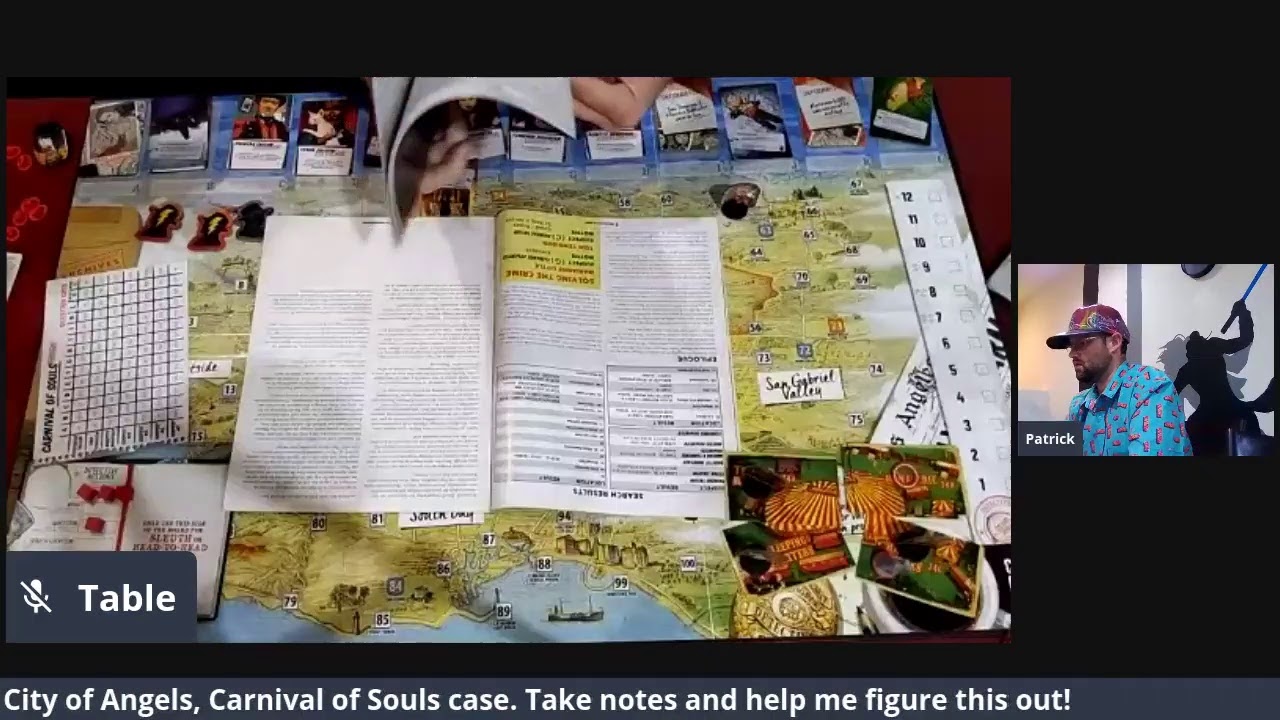 Solo/play along of Detective: City of Angels