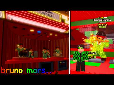 The BRUNO MARS CONCERT in Steal a Brainrot..