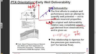 Petroleum Engineering, Reservoir Performance, PTA Orientation