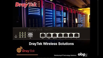 DrayTek Wireless Solutions 2017-05-16