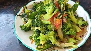 ? ब्रोकोलीची भाजी // ?broccoli dry bhaji