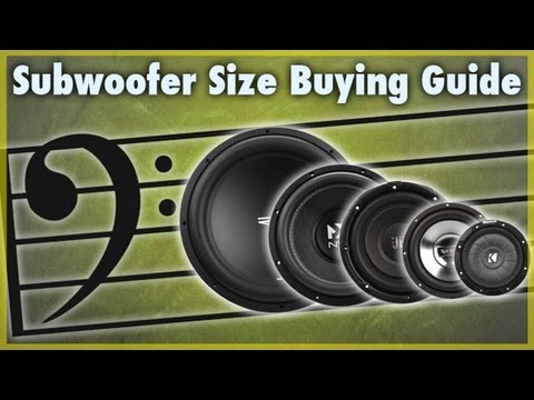 Car Subwoofer Size Buying Guide What Size of Sub Should I Get? - YouTube