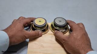 I turn 2 speakers into a Powerful Generator using Super capacitor and copper wire 