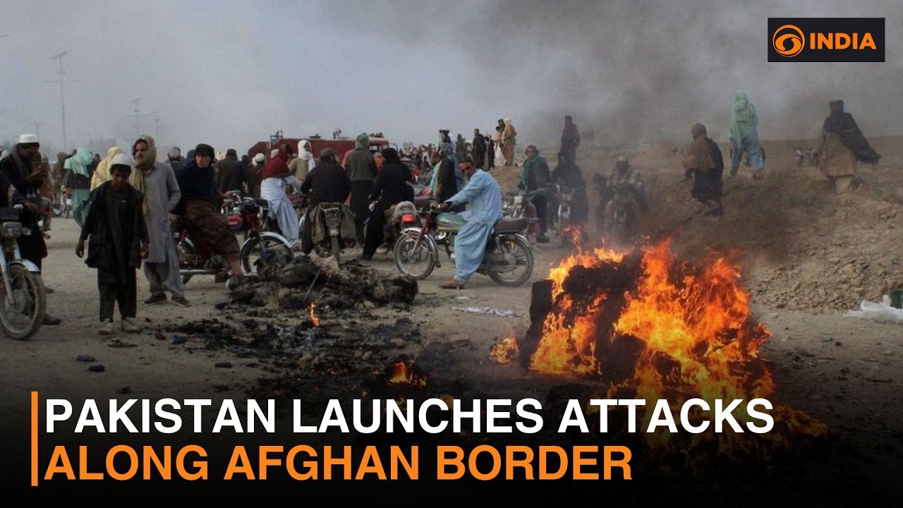 Pakistan launches attacks along Afghan border & more news | DD India Live | 4 PM IST