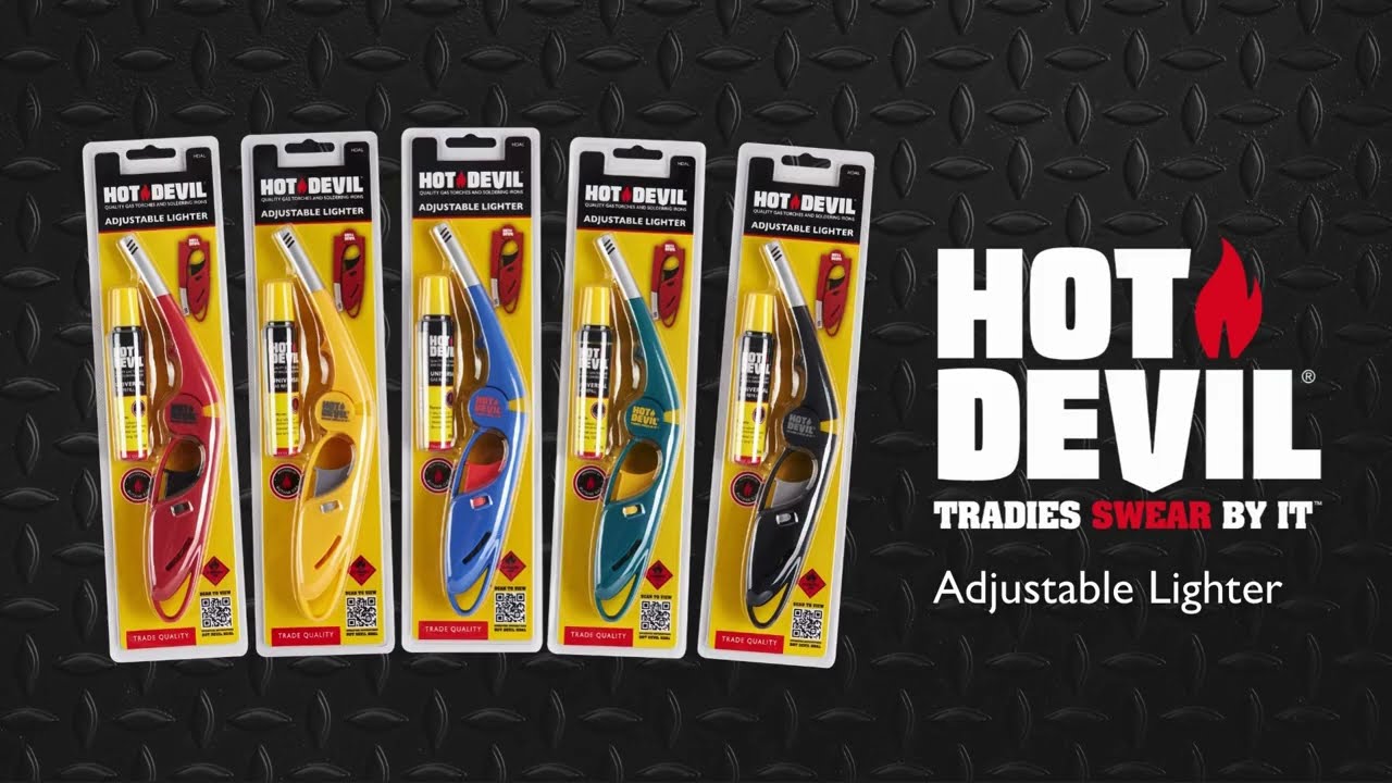 BELLCOLOR 黄棒 Adjustable Lighter - HDAL | HOT DEVIL - YouTube