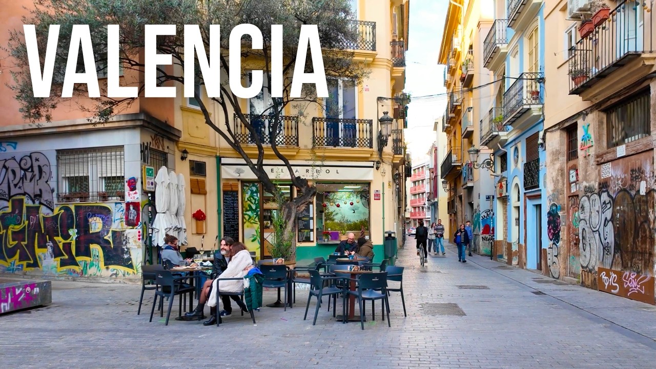 Valencia, Spain 🇪🇸 4K Beautiful City Walking Tour