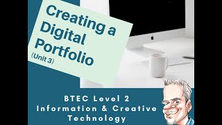 How to create a BTEC Level 2 Digital Portfolio in WIX