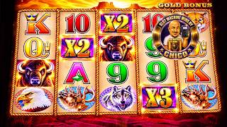 SLOT HOPPING IN LAS VEGAS ON BUFFALO SLOTS & THIS HAPPENED screenshot 2