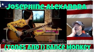 (Tones and I) Dance Monkey - Fingerstyle Guitar Cover | Josephine Alexandra- REACTION - WOW