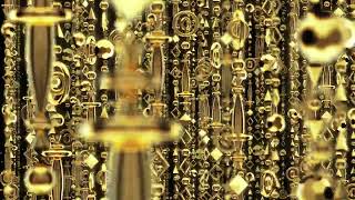 Vj Loop 56 | Gold Deco Curtain | Wedding Background | Motion Loop| Led Motion Loop|#vjayush#ledwall