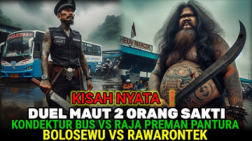 KISAH NYATA❗DUEL MAUT KONDEKTUR BUS ASAL JATENG MELAWAN RAJA PREMAN PANTURA SAKTI PEMILIK RAWARONTEK