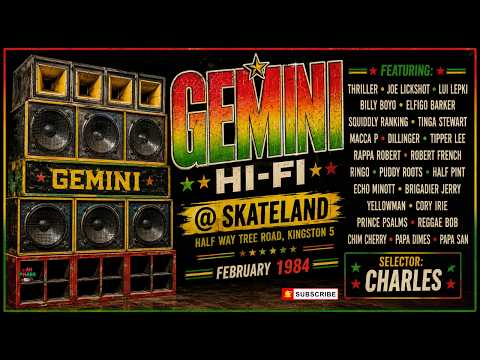 🔥 GEMINI HI-FI @ SKATELAND 1984 🇯🇲 | LEGENDARY DANCEHALL