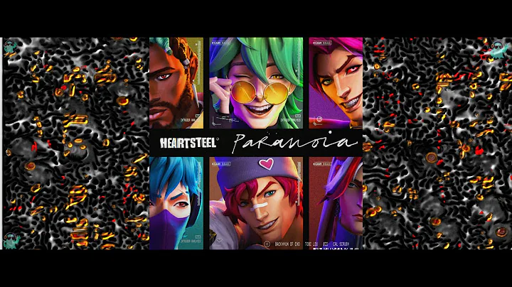PARANOIA - HEARTSTEEL, League of Legends, BAEKHYUN, tobi lou, ØZI, Cal Scruby-Music Visualization-4K