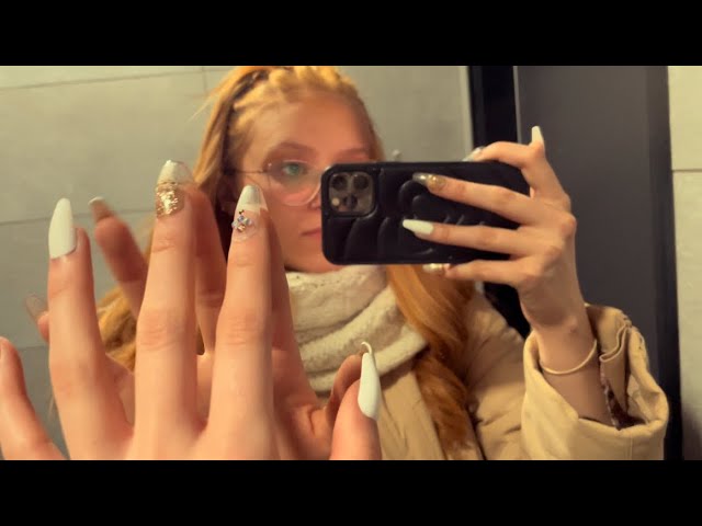 ASMR Tapping My Way Home (School, Outdoors, Thrift Shop etc) [No Talking]