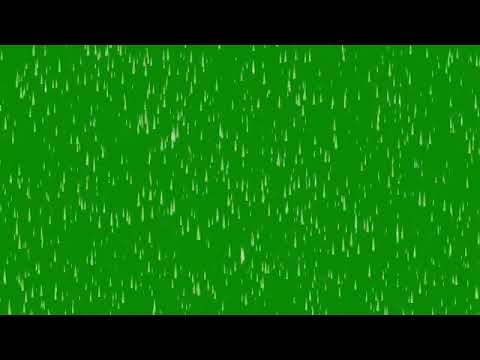 Yağmur - Rain Effect Green Screen