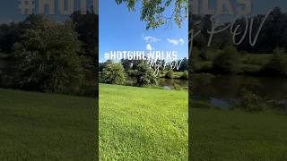Hot girl walk point of view #nature #exercise #lifestyle #walkingforhealth #pov #lake #women #life☀️