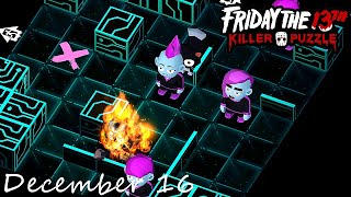 Friday the 13th Killer Puzzle Daily Death December 16 2020 Walkthrough