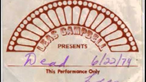 Thumbnail of Grateful Dead - To Lay Me Down 1974-06-23