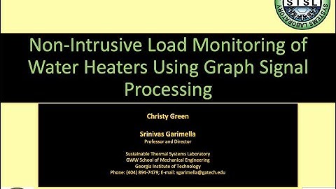 Christy Green - Non-Intrusive Load Monitoring of Water Heaters Using Low-Resolution Data