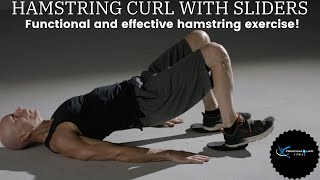 Hamstring Curl with Sliders - A functional and effective way to activate the hamstrings!