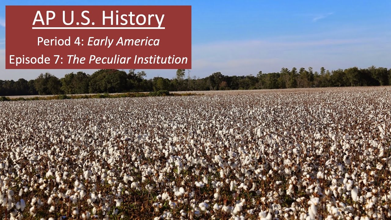 Period 4: Early America; Episode 5: The Peculiar Institution