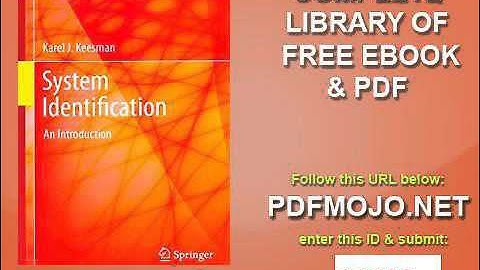 System Identification An Introduction Advanced Textbooks in Control and Signal Processing