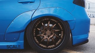 Bagged & Flared // Alley's Insane WRX [4k]