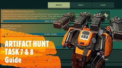 WAR ROBOTS RETRO EVENT || TASK 7 AND 8 || GUIDE