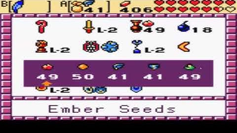 The legend of zelda oracle of ages: pegasus warping glitch