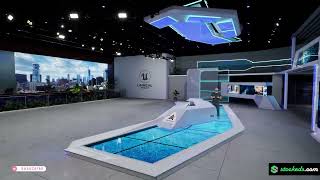 NEWSROOM RCNO7 | Unreal Engine Virtual Production | Aximmetry Project File Download